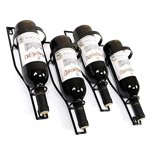 NEOCHY Retro Style Wine Rack, Bar Decoration Wine Rack Personalized Metal Wine Rack