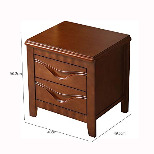 N/A Simple Bedroom Bedside Table, Independent Storage Cabinet Solid Wood Bedside Table