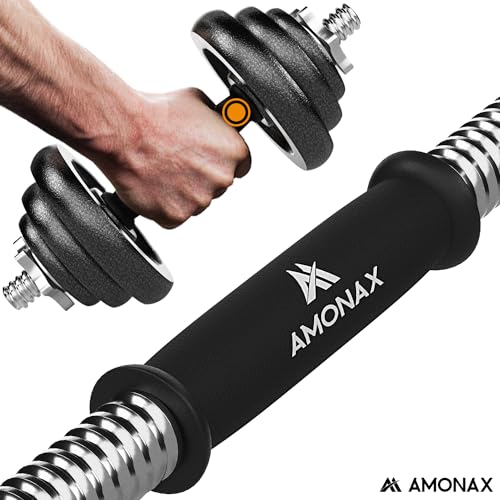 Amonax 20kg 30kg Cast Iron Adjustable Dumbbells Weight Set, Barbell Set Men Women, Strength Training Equipment Home Gym Fitness, Dumbell Pair Han