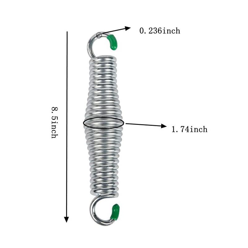 MEETOZ Porch Swing Hanging Spring Kit, Load 700 lbs, for Heavy-Duty Suspensions,Safe for Hammock Chairs or Ceiling Mount Porch Swings - Sandbags,