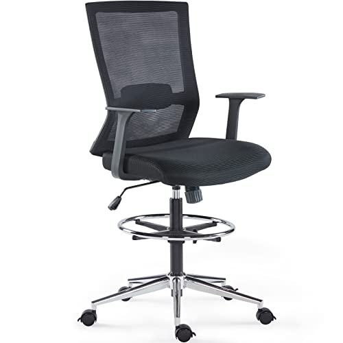 Sunon Ergonomic Office Chair - Mesh Mid-Back Desk Chair with Lumbar Support and Rollerblade Wheels