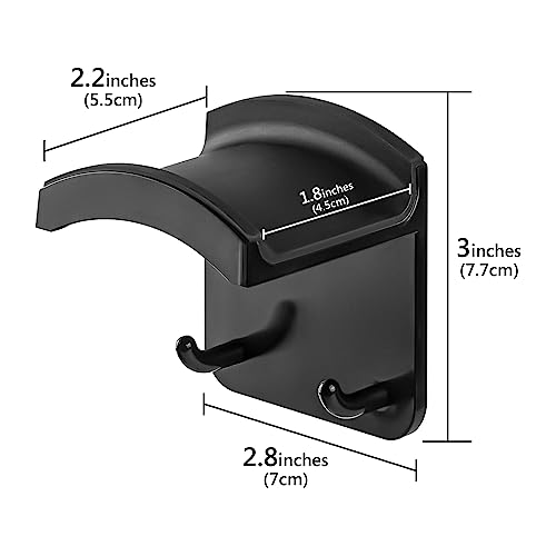 GEEKRIA Gaming Headset Headphone Hook Holder, Headphone Wall Mount Headset Holder, Headsets Hanger Compatible with Bose, Sony, Sennheiser, ATH, A