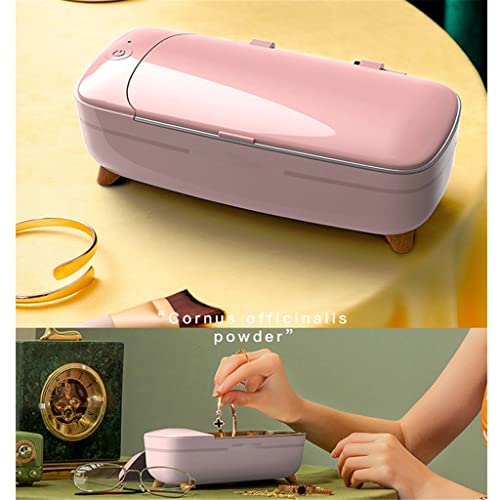 SMLJLQ Jewelry Box Cleaning Machine 47000Hz High Frequency Vibration Wash Cleaner Washing Jewelry Glasses Watch Cleaning Machine Storage