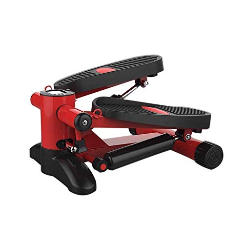 TWDYC Mini Stepper Air Climber Step Fitness Exercise Machine with Resistance Band and LCD Display