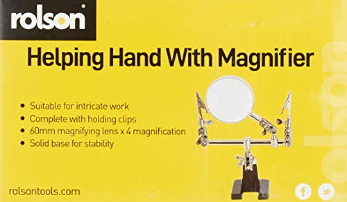 Rolson 60335 Helping Hand with 60 mm Magnifying Glass