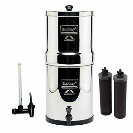 Big Berkey Water Filter-2 Black Berkey Filters and Water View Spigot by Berkey