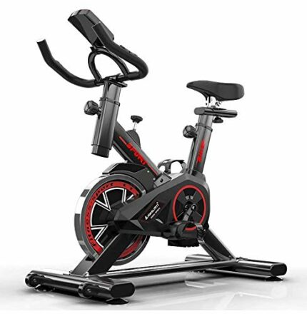Exercise Cycling Bike,Indoor Fitness Bike,Adjustable Professional Exercise Bike with LCD Display,Workout Training Equipment Comfortable Seat Cush
