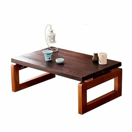 DINGZZ Classical folding table Garden Tables dining table Nordic Home Telescopic Folding Desk Small Apartment Solid Wood Rectangular Dining Table