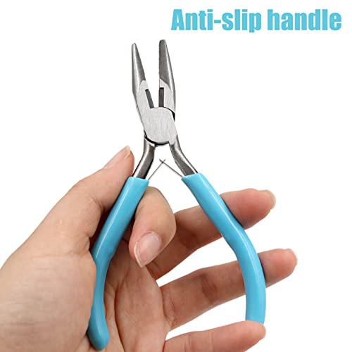 MENFENG Jewellery Pliers Set, 3pce Jewellery Making Pliers Tools with Needle Nose/Chain Nose/Wire Cutters Pliers, Used for Jewellery Repair, hand