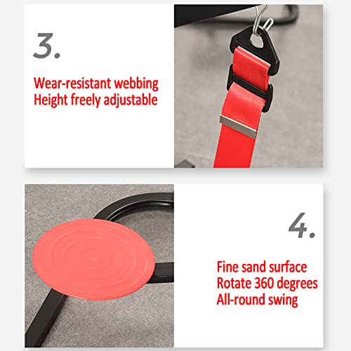 BODOLF Foot Pedal Exerciser, Foldable Portable 360 Degree Rotation Quiet Foot Leg Abdominal Muscle Exercise Pedaling Machine, Home Office Fitness