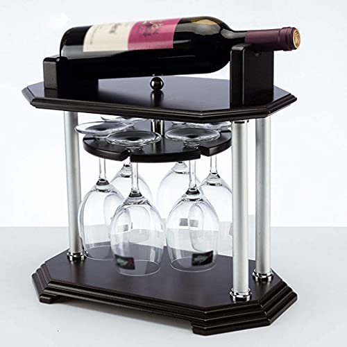 NEOCHY Countertop Wine Rack, Decorative Tabletop Wine Bottle Holder, Environmentally Friendly and Tasteless