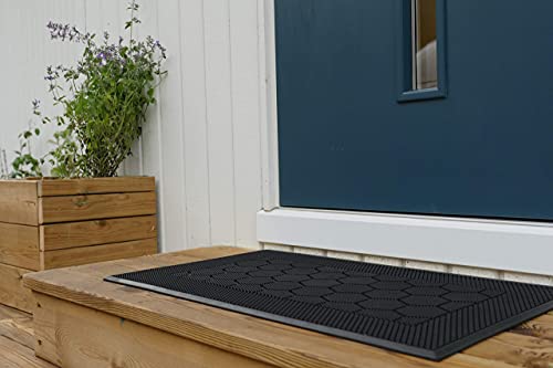 Space Blue, Sustainable Graphene Recycled Rubber Space Mat 45x75cm | Non-Slip Heavy Duty Mat | Anti -Fatigue | Suitable for Indoors and Outdoors