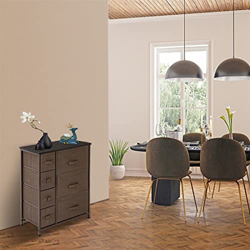 FGHOEV Folding Storage Cabinet Non-woven Fabric Closet Multi-layer Drawer Bedroom Furniture Bedroom Furniture Clothing Organizer