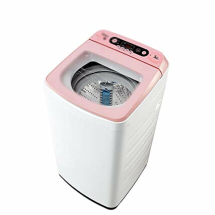 Washing Machines Portable compact design Washing Machine,2 In 1 Compact Portable,w/Wash and Spin Cycle,Washer (mini washing machine) (Pink)