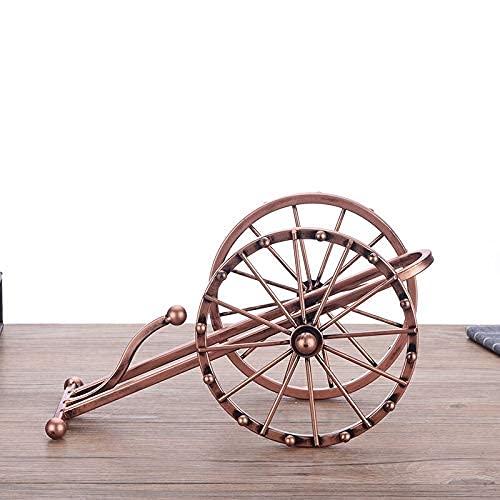 NEOCHY Antique Iron Art Wine Bottle Holder Decorative Metal Artillery Miniature Wine Rack Barware Ornament