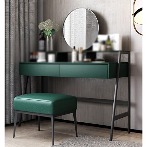 LUKEO Wooden Dressing Table Small Household Makeup Table Makeup Dressing Table (Color : 3-pack, Size : Light Grey)