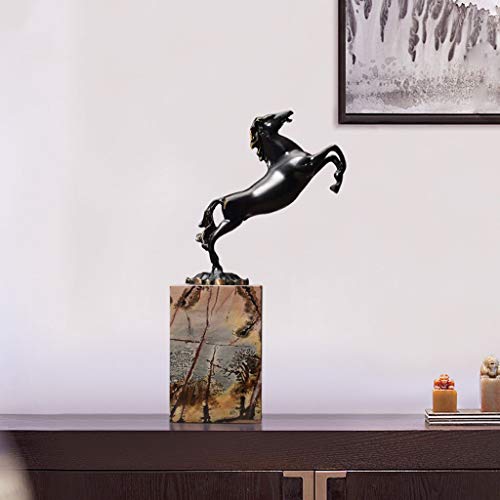 n/a Decoration Copper Horse to Success Crafts Horse Office Feng Shui Living Room Wine Cabinet Home Decoration
