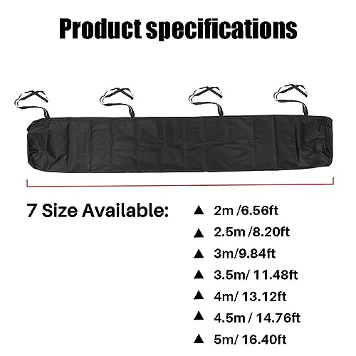 Uposao Patio Awning Cover Waterproof Replacement Awning Cover Sun Protection Dustproof Awning Storage Bag with String for Outdoor Garden Patio