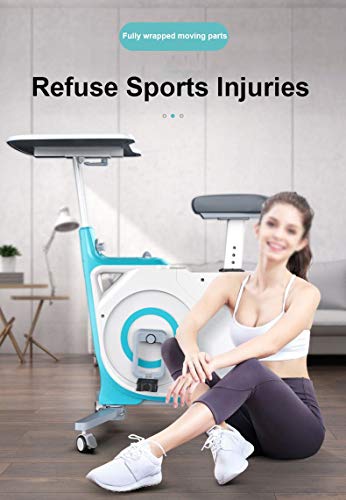 N/A 100KGS Electric Exercise Bike Training Exercise Cycling Bike Machine Sport Equipment (Color : Blue)