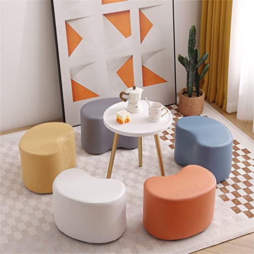 LUKEO Small Bench, Living Room, Coffee Table, Sofa, Technology Cloth, Seat (Color : A, Size : Talla �nica)