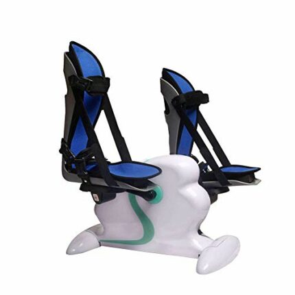 LUNEZY Motorized Electric Pedal Exerciser, Fitness Exercise Bike for Hand, Arm, Knee & Leg, Mini Cycling Rehab Equipment for Handicap Disabled