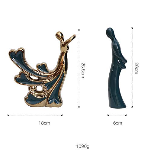 n/a Nordic Ceramic Couple Sculpture Love Kiss Couple Statue Home Decoration Bedroom Wine Cabinet High-end Wedding Gifts