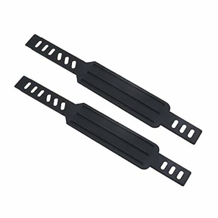 Stationary Bike Pedal Strap, 12x1-4/5 Inch Adjustable for Home Gym Aerobic Exercise -Black
