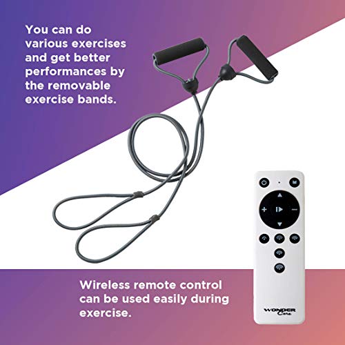 High Street TV Wonder Core Rock N Fit Vibration Plate & Exercise Seat, 20 Speed Total Body Workout With 4 Bonus Work Out Videos