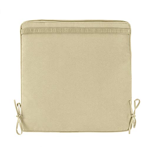 Plant Theatre Adirondack Footstool Cushion in Warm Beige