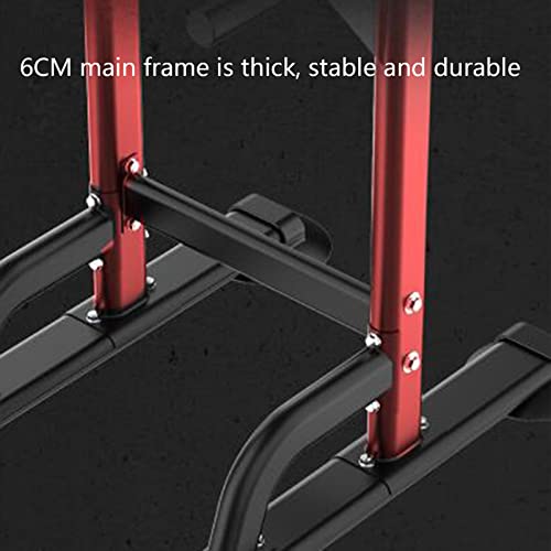 HOBEKRK Strength Training Pull-Up Bars Dip Stands Dip Station Gym Slim Heavy Duty Dip Bars Pull Ups at Home Chin Up Bar Single Parallel Bars Mult