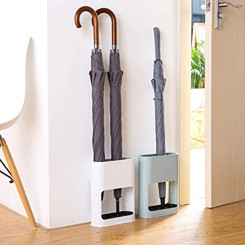 Ouken 1pc Umbrella Holder Multifunctional Umbrella Stand Modern Entryway Decor Plastic Umbrella Container Storage Cane Basket Umbrella Rack for H
