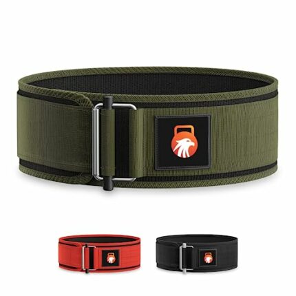 Rebirth Premium Cross-fit Weightlifting Belt - Ultimate Support for Serious Functional Fitness, Weight Lifting, and Olympic Lifting Athletes - De