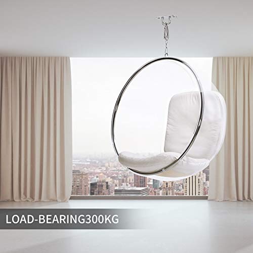 FORMIZON Set of 2 Swing Hangers Hooks, Heavy Duty Swing Hangers 900KG Capacity, Stainless Steel 180°Swivel Hammock Hooks for Concrete Wooden Sets