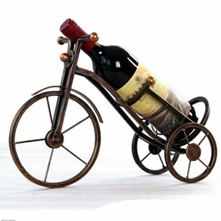 ZYZMH Vintage Tricycle Wine Rack Best Bottle Holder Creative retro resin Wine Stand Accessories Home Bar Decor Wine Holder Home decor