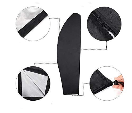 UCARE Garden Umbrella Cover Waterproof Parasol Cover Patio Banana Umbrella Cover with Zipper for 9ft-13ft Cantilever Outdoor Market Umbrellas Cov
