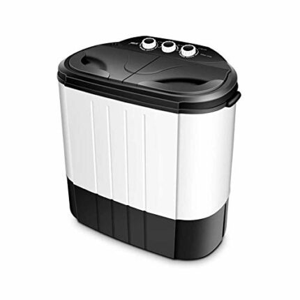 XIAOJUN Washer Machine Double Cylinder Mini Semi-Automatic Washing Machine Compact Design Timing Silent