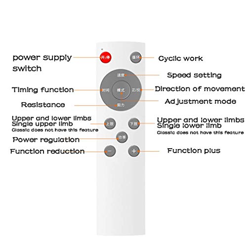 LUNEZY Electric Rehabilitation Bike Stationary Pedal Cycle Trainer,Hemiplegia Training Arm and Knee Exercises,Physical Therapy for Disabled and S