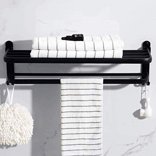 N/A Matte Black Towel Bar for Bathroom Kitchen Hand Towel Holder Dish ,Bathroom towel rack