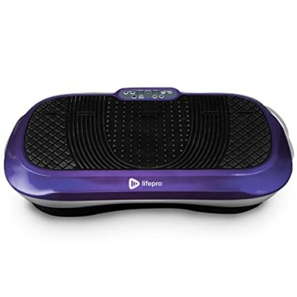LifePro Waver Vibration Plate Exercise Machine - Whole Body Workout Vibration Fitness Platform w/Loop Bands - Home Training Equipment for Weight