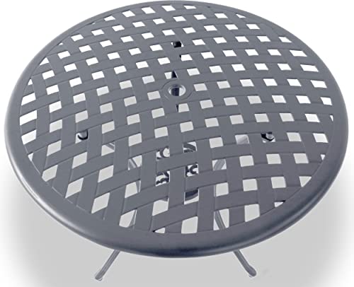 Centurion Supports OSHOWA Garden & Patio Grey Cast Aluminium Bistro Table