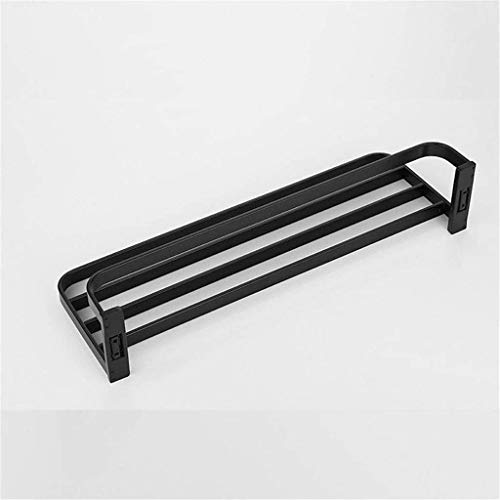 ASUVUD Black Copper Towel Rack Bathroom Square Rack Bathroom Towel Rack Bathroom Hardware Pendant
