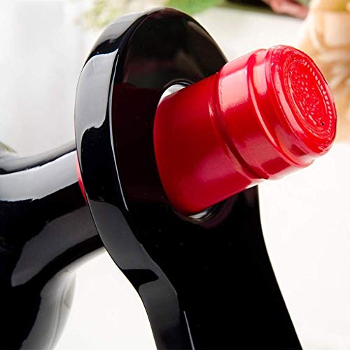 DLOETT Wine Rack - Wine Glass Rack Decoration Wine Bottle Holder(31 * 7.5 * 22 Cm)