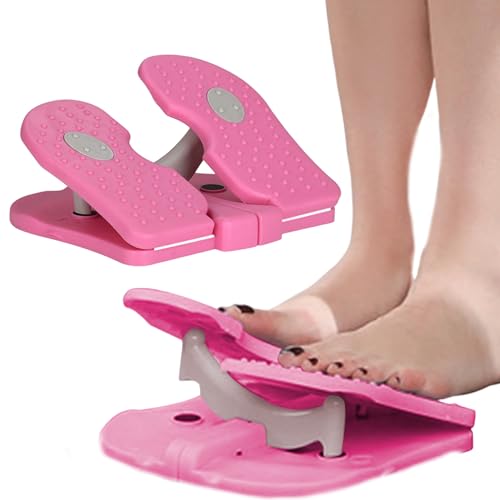 Under desk stepper folding portable mini stepper anti-slip massage leg fitness stepper suitable for weight loss, weight loss, exercise
