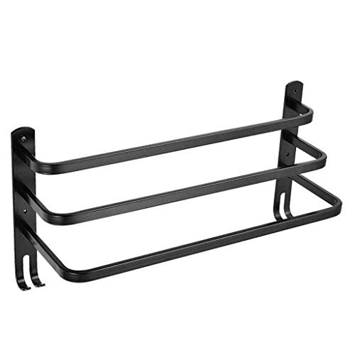 RSOCHS Stainless Steel Towel Rack - Bathroom Towel Rack Towel Space Aluminum (40cm,50cm,60cm) (Size : 50cm)