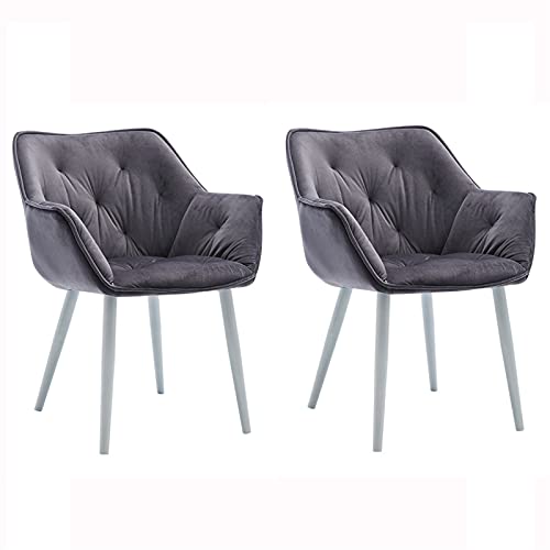 Modern Kitchen Dining Room Chairs Kitchen Dining Chairs Set Of 2 Velvet Seat and Backrests for Office Lounge Dining Kitchen Bedroom (Color : Pink