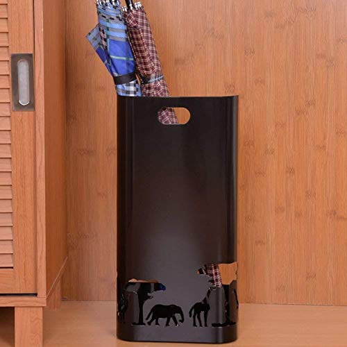 MiroDo Umbrella Stands Umbrella Stand Home Simple Creative Black And White Two-color Trekking Pole Storage Rack Walking Stick Storage Bin Stand (