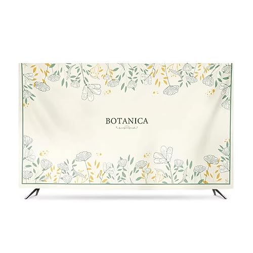 Qvo Soft And Comfortable Anti-static Curved Screen LCD TV Computer Protective Cover, Indoor Bedroom Living Room Decoration 32/55/85in(Size:85/86i