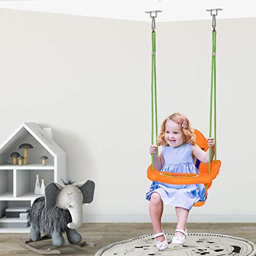 FORMIZON Set of 2 Swing Hangers Hooks, Heavy Duty Swing Hangers 900KG Capacity, Stainless Steel 180°Swivel Hammock Hooks for Concrete Wooden Sets