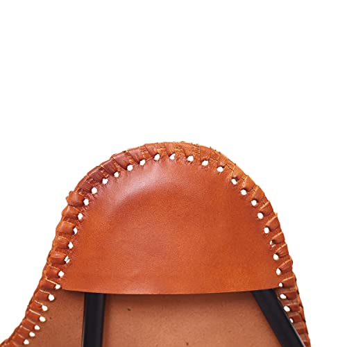 Brown Vintage Leather Arm Butterfly Chair Genuine Leather Home Décor Chair | Handmade Chair (with Fold-able Stand)