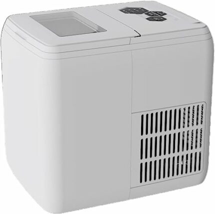 Shykey countertop ice machine Ice Maker Home Use Outdoor Use 24lbs Mini Ice Maker Fast Cube Countertop for Home/Office/Bar Electric Portable Ice